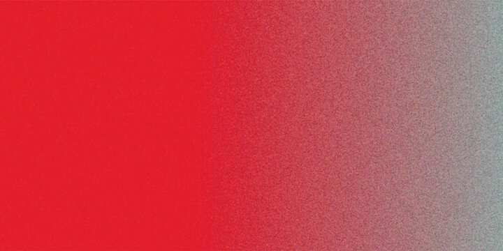 Neon red and gray color gradient noise texture background. Banner template.