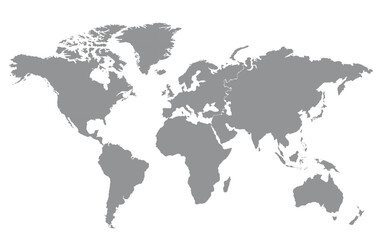 Fototapeta premium WORLD MAP IN DETAIL