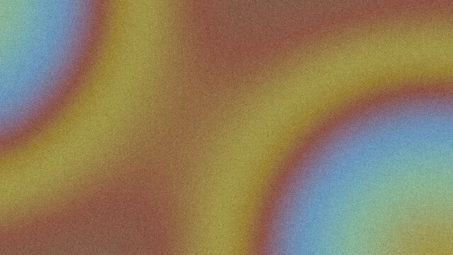 abstract colorful rainbow retro gradient background with noisy texture