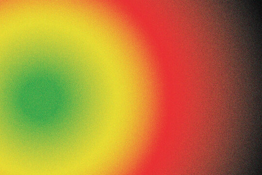 Grain Texture Abstract Noise Background Vibrant Rasta Color Gradient With Fine Grain Texture