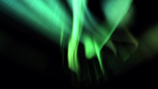 Nature's Light Show Enchanting Aurora Animation Loop Background