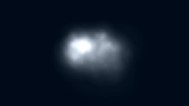 Abstract luminous energy form suspended in the profound darkness, emitting a gentle, diffused glow that evokes cosmic phenomena, ethereal light, and a sense of wonder