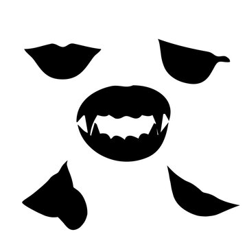 Formas de bocas humanas
