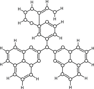 Polycyclic aromatic hydrocarbon chemical structure vector illustration with fused benzene rings and minimalist molecular design
