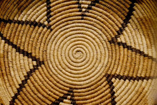 Circular Woven Basket Pattern