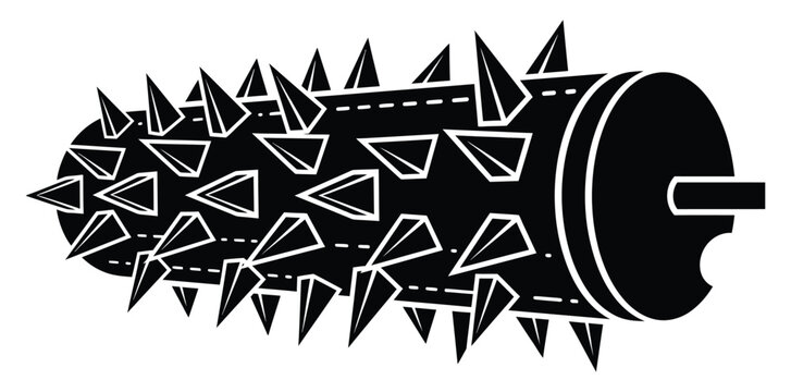 Spiked roller