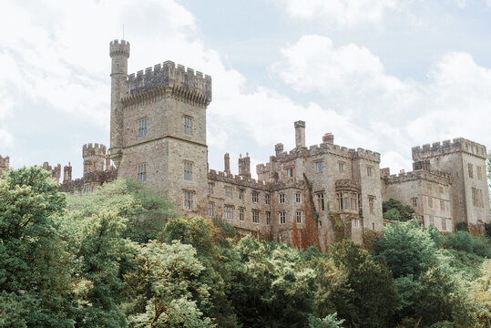 Lismore Castle historic Gothic Revival architecture in County Waterford Ireland