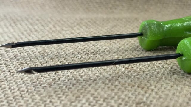awl, a tool for piercing