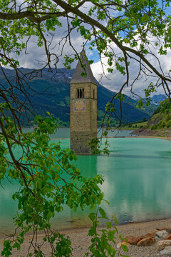Kirchturm am Reschensee