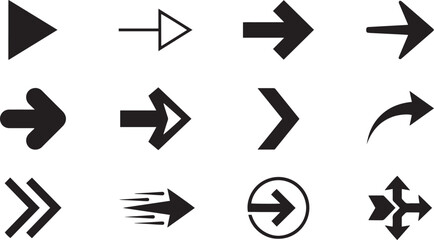 Arrow Direction Icons Set © Juhi