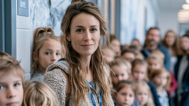Third grade teacher leading a lockdown s 4