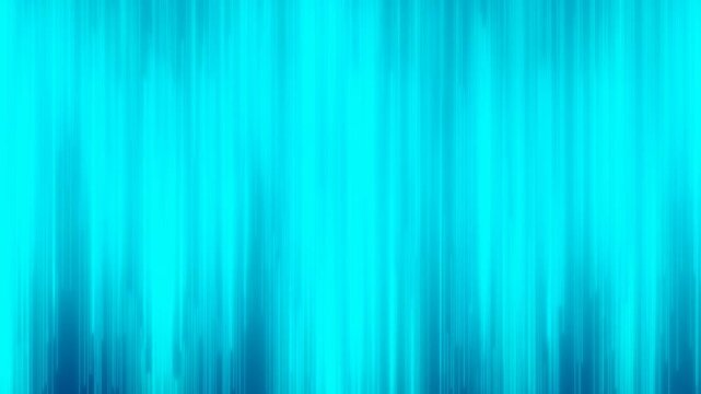 Slow motion tracking shot of falling cyan light streaks descending over deep blue digital abstract background