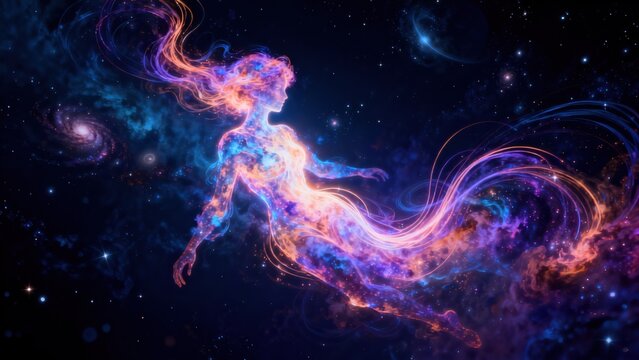 Cosmic figure in space