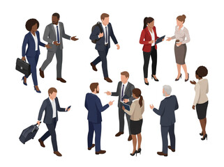 Fototapeta premium Diverse Group of Office Professionals and Business People Engaged in Collaborative CAD Workflow Projects in a Corporate Setting