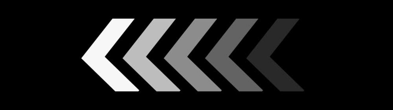 Direction concept, neon arrow icon, arrows indicate the direction. looping swipe left arrow pointing icon animation. arrow icon concept animation left to right direction looping. 