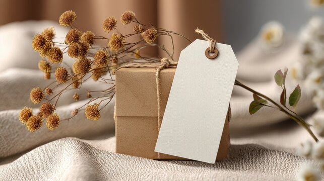 Stunning photo of hangtag mockups, Hanging label tag mockup, favor tag mockup, wedding favor tag mockup, swing tag mockup &mdash; A versatile template for showcasing.