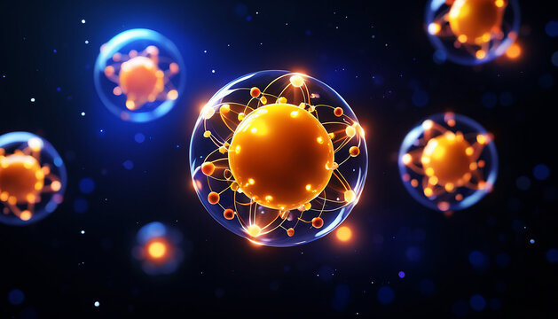 Large Atomic Structures in Deep Space