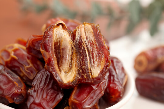 Golden Dried Dates from Xinjiang China - Traditional Sweet Fruit Snack with Natural Pit Visible