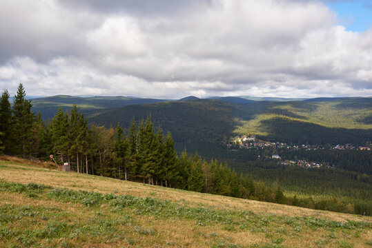 View from Certova hora in Krkonose