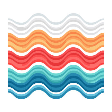Retro Wave Design Vector Illustration