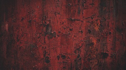 Fototapeta premium Abstract Red Textured Wall Surface.