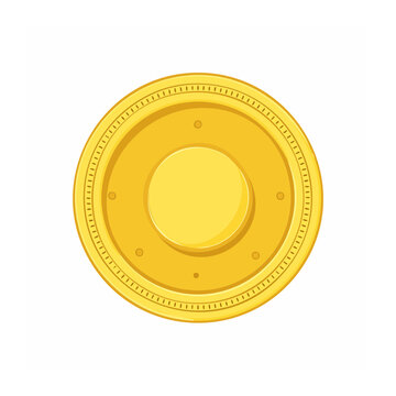Gold gear wheel isolated on transparent background