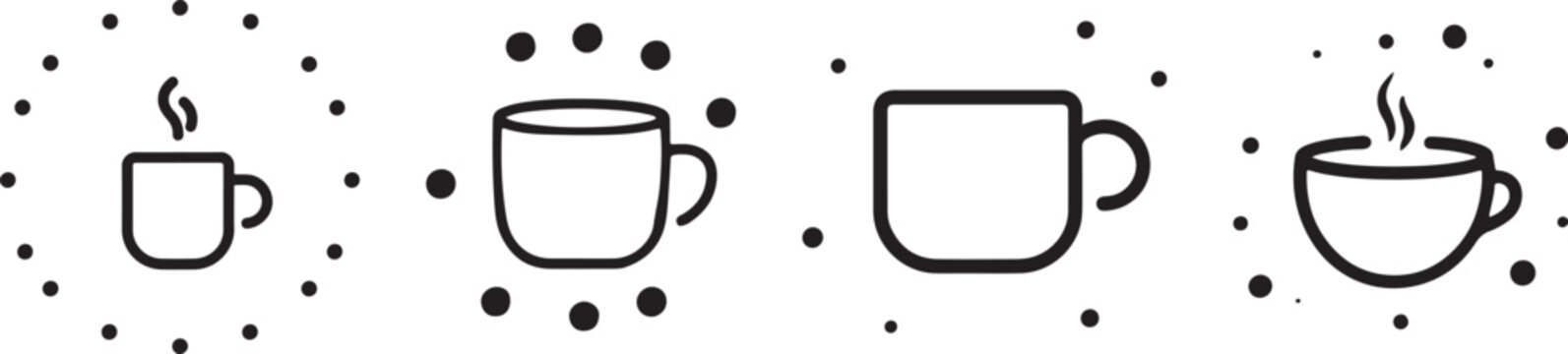 Achievement, Award and Trophy Vector Icon Set Collection