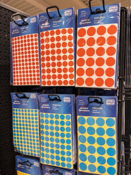 Colorful Dot Stickers for Organization and Crafting