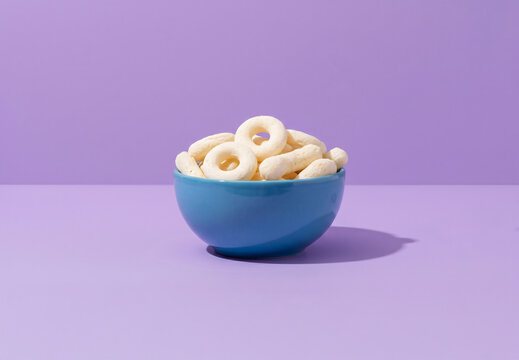 traditional Brazilian biscuits (biscoito de polvilho) in a bowl 