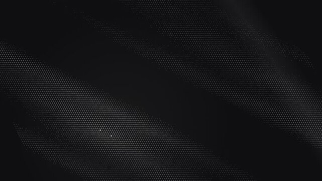 Dark gray surface featuring diagonal rows of tiny dots, rhythmic stippled texture, minimalist monochrome pattern, subtle geometric lines for graphic design.