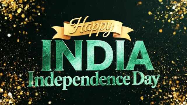 Celebrating India's Independence Day with vibrant colors and festive graphics showcasing patriotic pride and unity