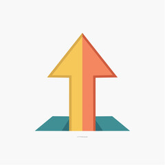 Fototapeta premium Upward Arrow Icon