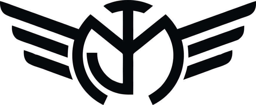 jm clothing logo mj m j letter logo design. Minimal monogram emblem, classic style. Alphabet vector logo design. Premium Business logo, White background. AI/EPS and PNG/JPEG.