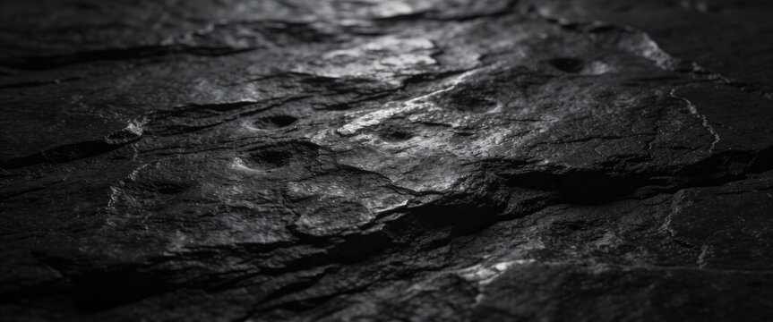 Dramatic CloseUp of Eroded Rock Surface with Natural Textures