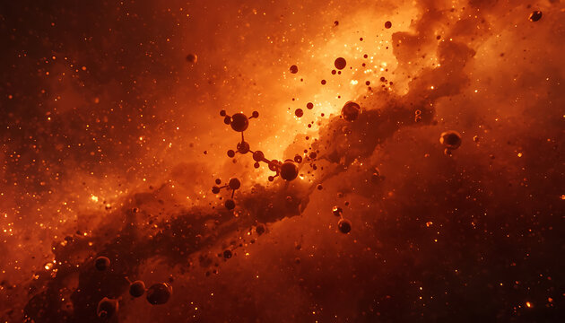 Cosmic Molecular Synthesis of Nucleobase Structures Floating Within an Intense Radiant Nebula Energy Field