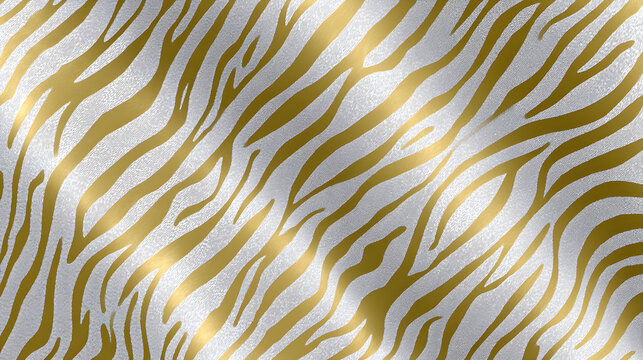 Golden zebra skin texture