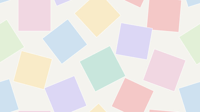Seamless pastel organic stickers voronoi pattern