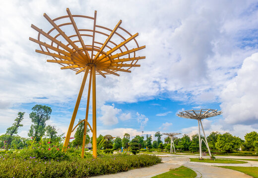 Modern Abstract Umbrellas at Beihai Garden Expo Park