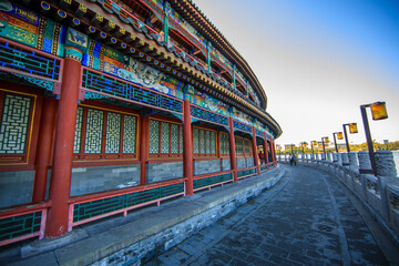 Obraz premium Beijing Ancient Palace Architecture with Traditional Chinese Design