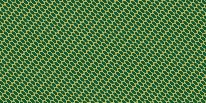Pola garis bertema Muslim atau Timur Tengah, garis kuning, latar belakang hijau. Elemen desain latar belakang poster dan spanduk.