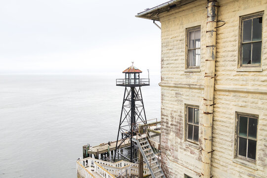 Alcatraz Guard Tower on Alcatraz Island
