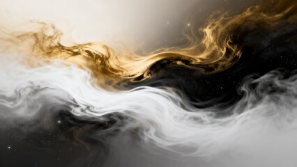 Abstract swirling cosmic nebula