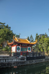 Fototapeta premium Xichansi Tianhou Temple Pavilion, Fuzhou - Traditional Chinese Architecture
