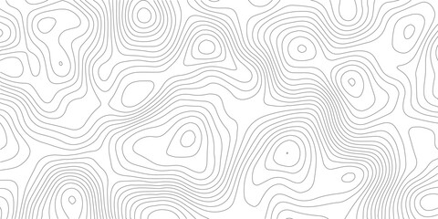 Mountain hiking trail over terrain. Contour background geographic grid. Vector Illustration © MdNayebAli