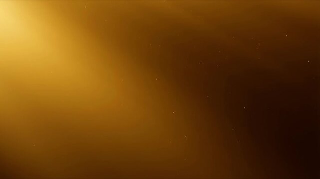 Golden Aura of Light: A warm, diffused beam of golden light cuts across a rich, textured brown background, creating a mystical and elegant atmosphere.