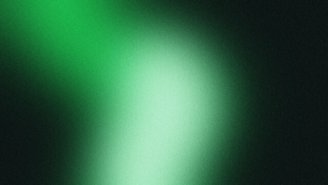 Moody abstract dark green background with grainy mint light beam. Dramatic neon spotlight texture backdrop for cyberpunk aesthetic, product showcase, and tech wallpaper.