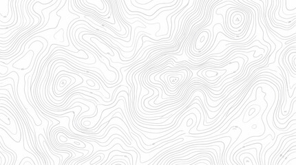 Topographic contour lines for geographic terrain background © Kasino