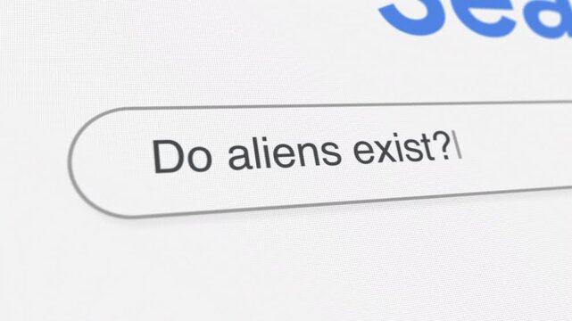 Do aliens exist search prompt