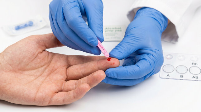 Blood Group Testing Through Finger Prick Sampling in Clinical Healthcare Setting