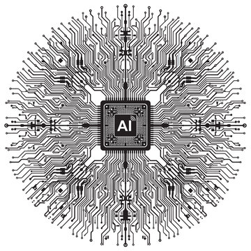 Seamless vector illustration of a printed circuit board with electronic motherboard pattern design for technology and engineering backgrounds